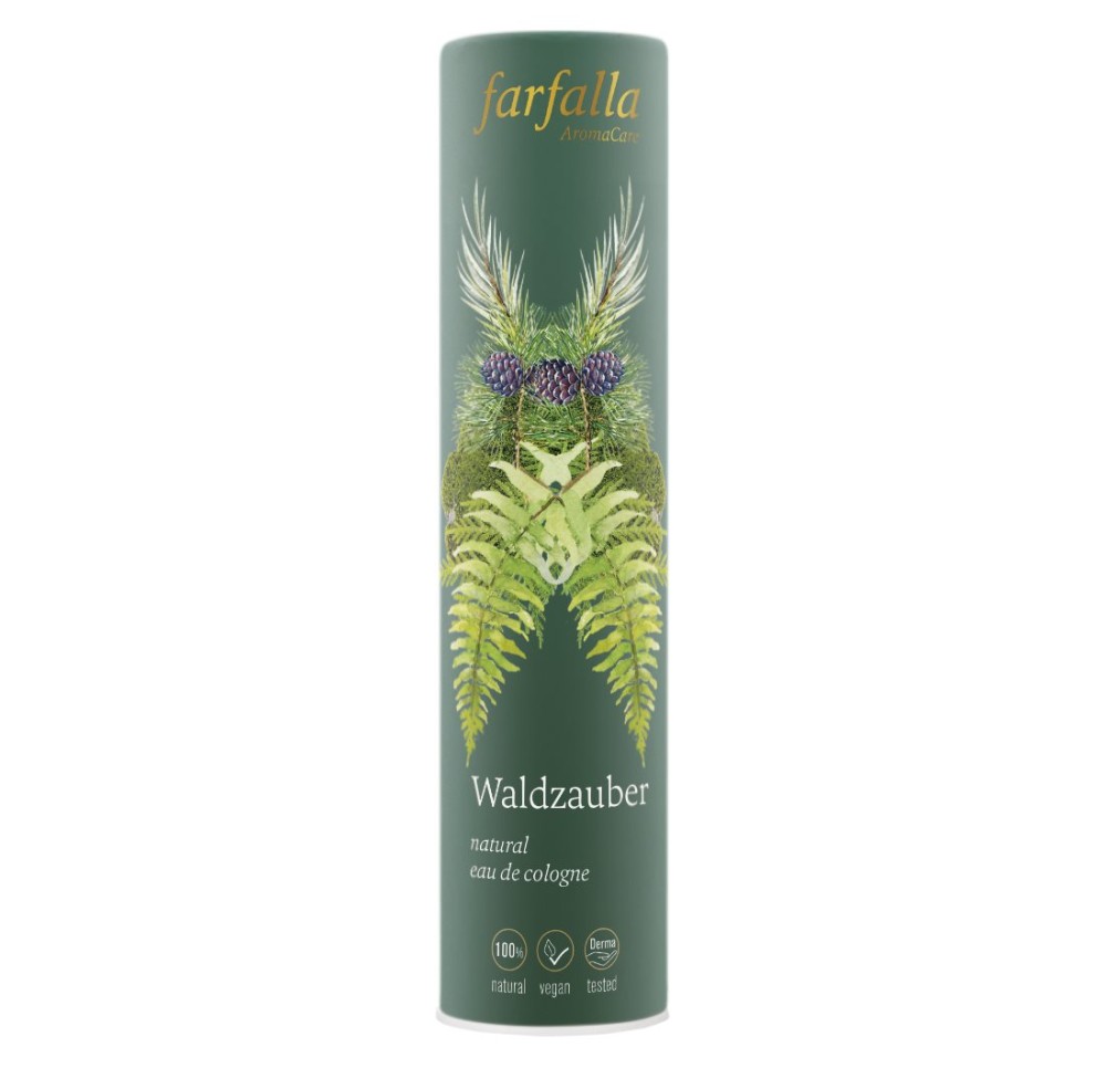 FARFALLA natural eau de cologne Waldzauber 50 ml