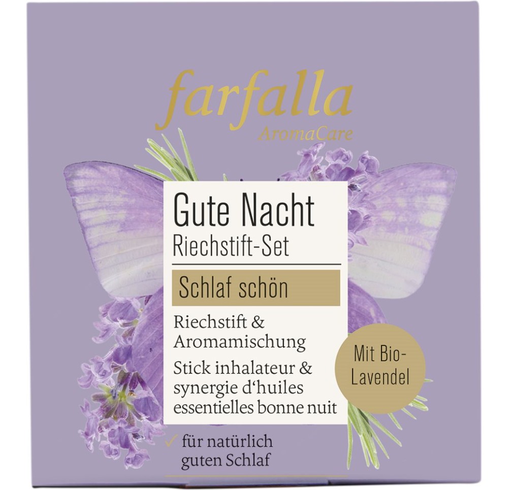 FARFALLA Stick inhalateur set bonne nuit