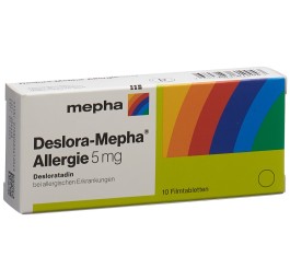 DESLORA Mepha Allergie cpr pell 5 mg 10 pce