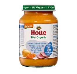 HOLLE carotte pomme de terre & boeuf 190 g