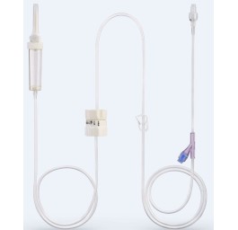 POLY Set perf régul débit DEHP-free 180cm 25 pce