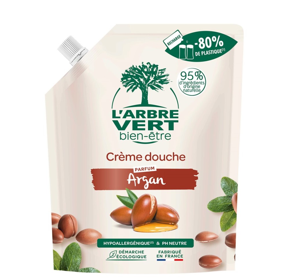 L'ARBRE VERT douche argan recharge fr 500 ml