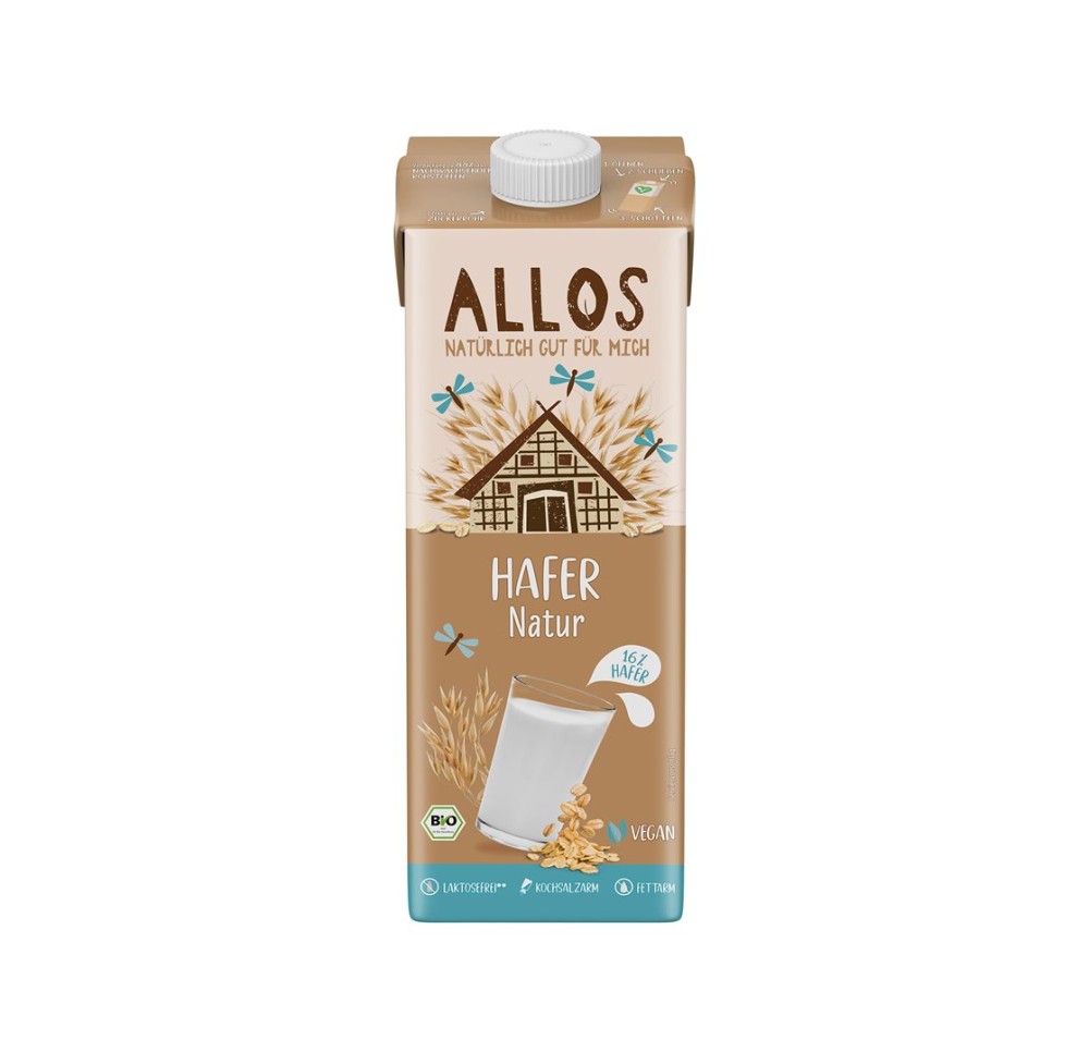 ALLOS drink à l'avoine tétra 1 lt ALLOS drink à l'avoine tétra 1 lt