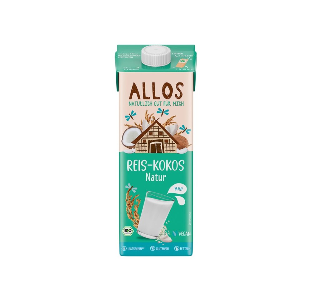 ALLOS drink au riz-coco tétra 1 lt ALLOS drink au riz-coco tétra 1 lt