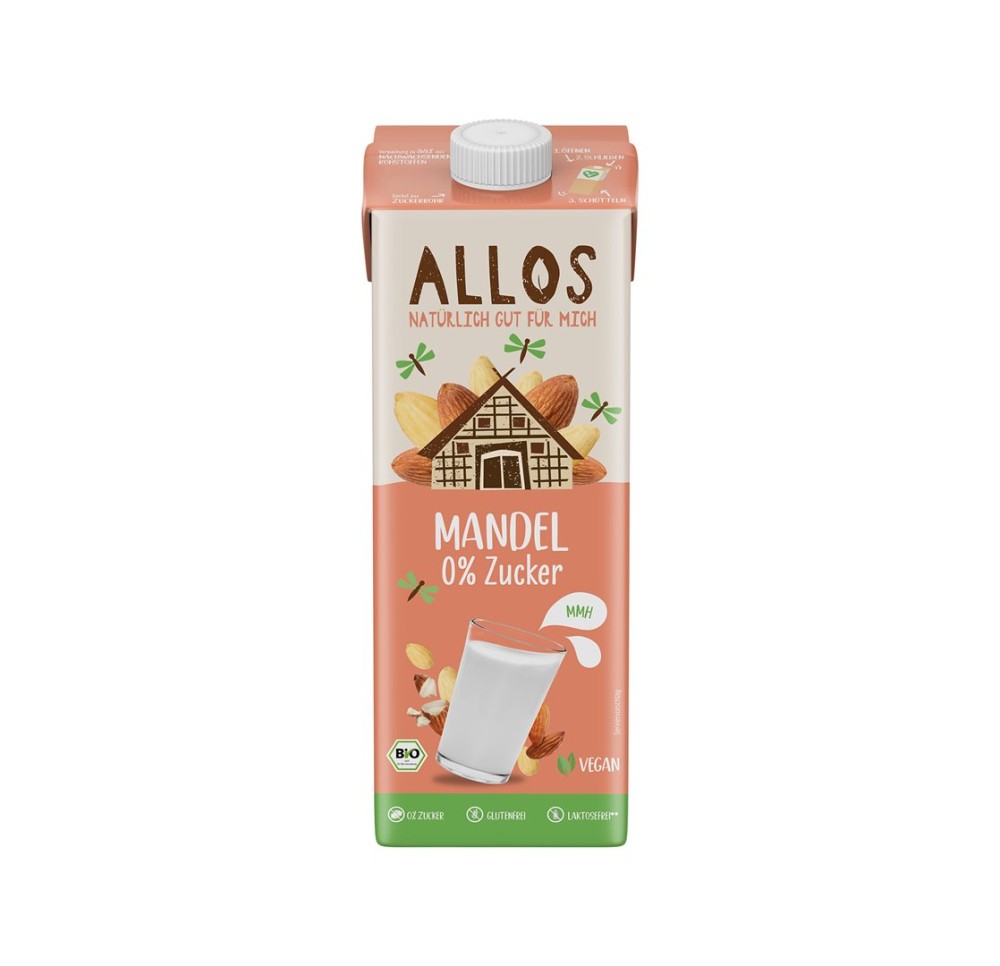 ALLOS drink à l'amande tétra 1 lt ALLOS drink à l'amande tétra 1 lt