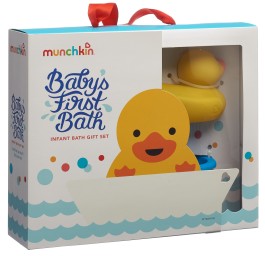 MUNCHKIN Baby's 1st Bath set cadeau 18M+