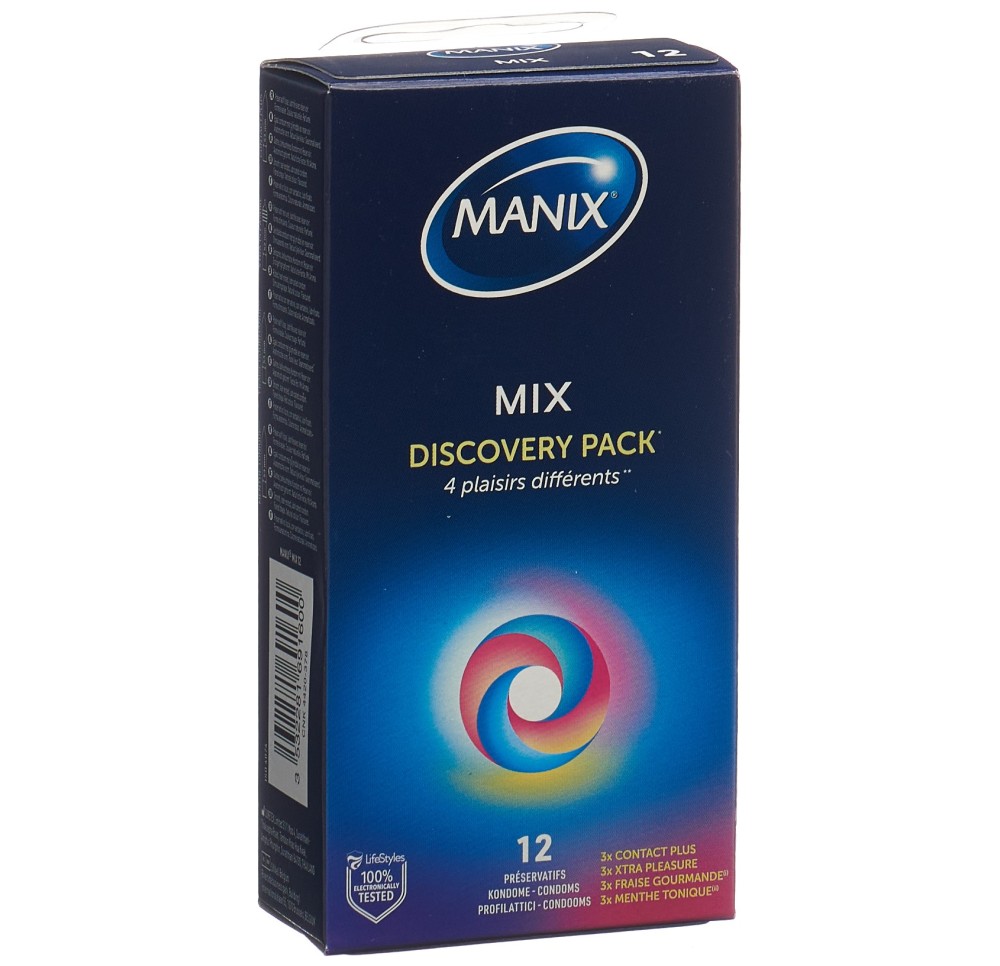 MANIX Mix préservatifs 12 pce