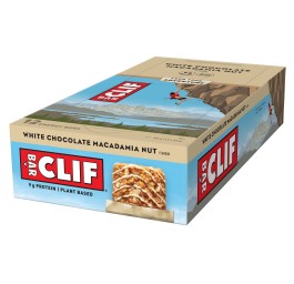 CLIF BAR Chocolat Blanc Macadamia 12 x 68 g