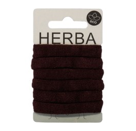 HERBA Ecofriendly élastique Ø5cm brun 6 pce