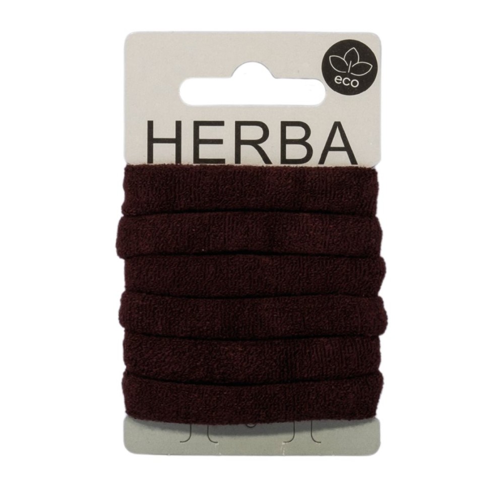 HERBA Ecofriendly élastique Ø5cm brun 6 pce