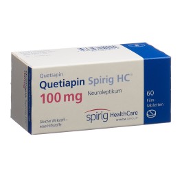 QUETIAPINE Spirig HC cpr pell 100 mg 60 pce
