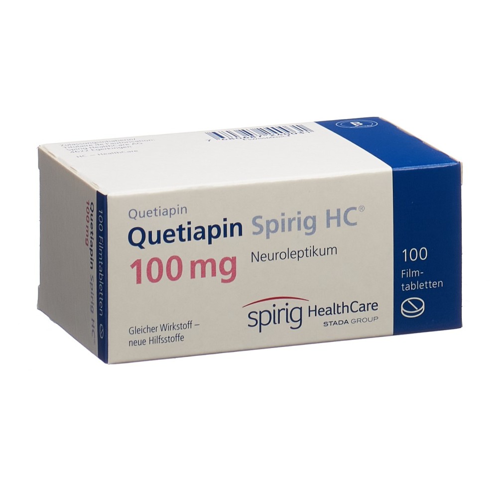QUETIAPINE Spirig HC cpr pell 100 mg 100 pce