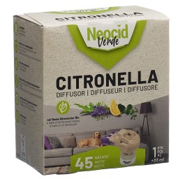 NEOCID VERDE citronella diffuseur avec flacon 33ml