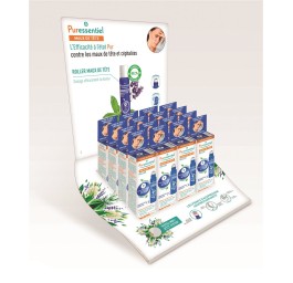 PURESSENTIEL disp roller maux tête 12pce+1 testeur