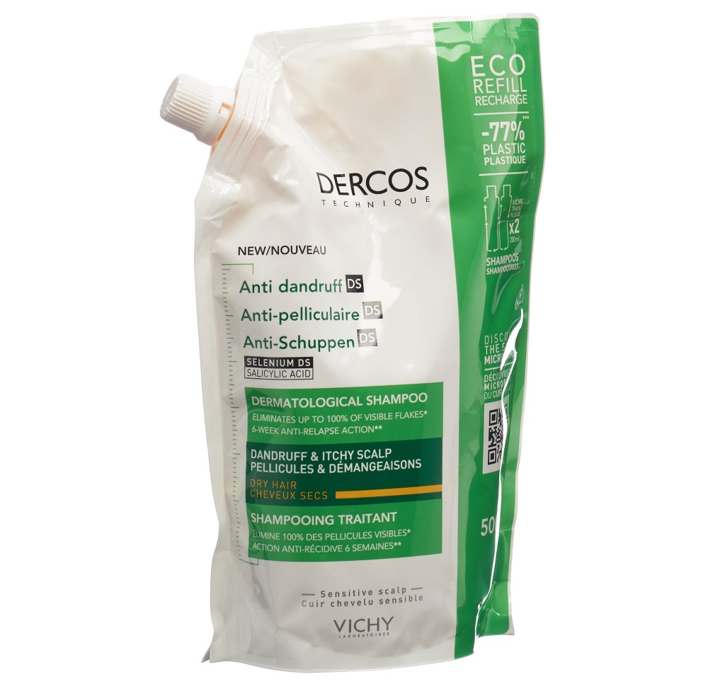 VICHY Dercos Anti dand DS Shamp ch sec Ref 500 ml