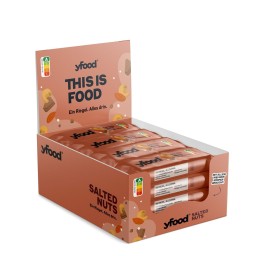 YFOOD hautes proté barre salé noix 12 x 60 g