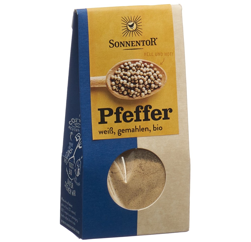SONNENTOR poivre blanc moulu BIO sach 35 g