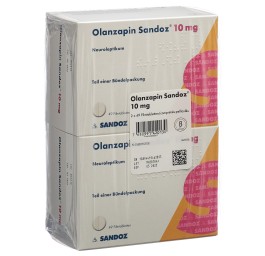 OLANZAPINE Sandoz cpr pell 10 mg 2 x 49 pce
