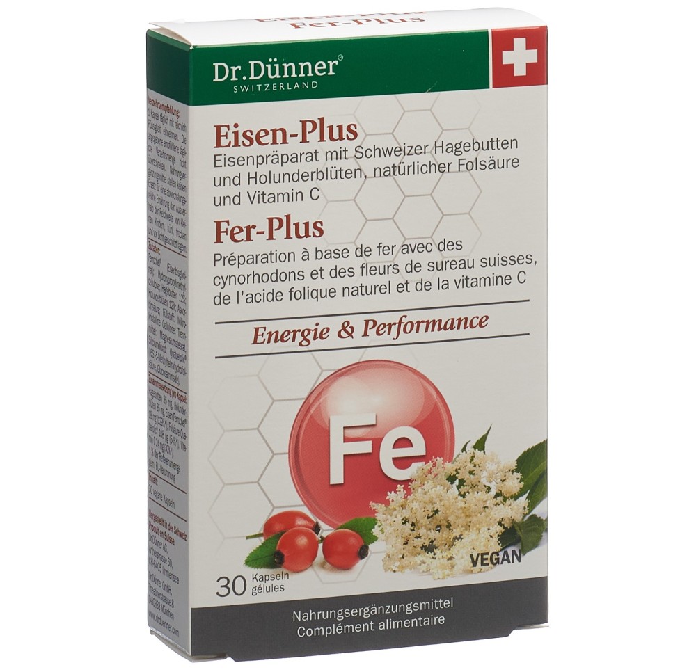 DÜNNER fer-plus caps 30 pce DÜNNER fer-plus caps 30 pce