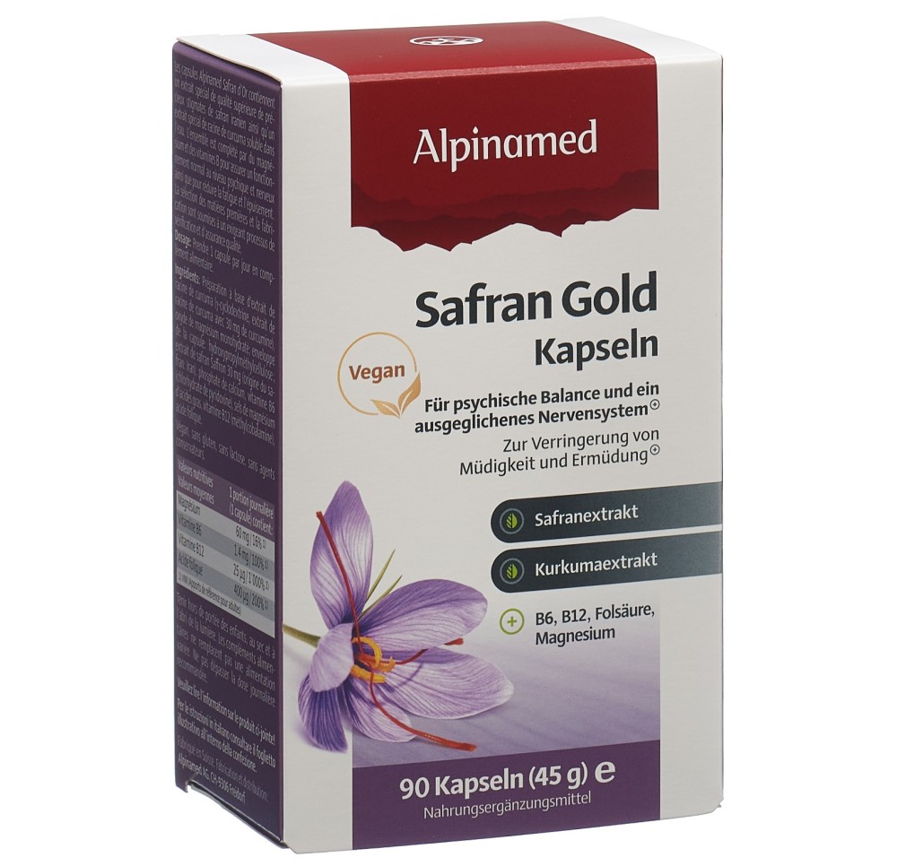 ALPINAMED Safran d'or caps 90 pce
