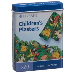 LIVSANE pansements enfants Jungle Animals 20 pce
