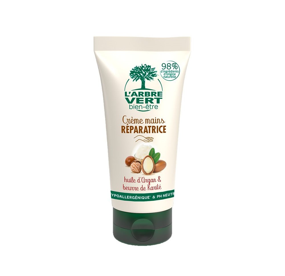 L'ARBRE VERT crème mains réparateur fr tb 75 ml