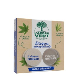 L'ARBRE VERT disques démaquill fr carton 4 pce