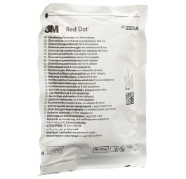 3M RED DOT électro mousse monitor 3.7x3.3cm 40 pce