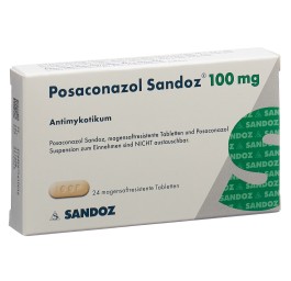POSACONAZOL Sandoz cpr 100 mg 24 pce