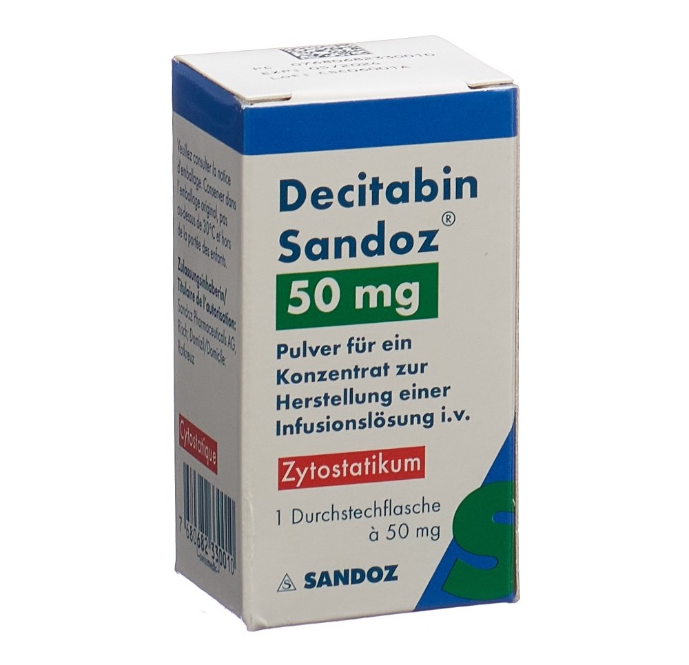DECITABINE Sandoz subst sèche 50 mg flac DECITABINE Sandoz subst sèche 50 mg flac