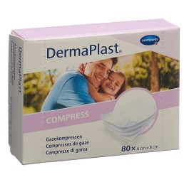 DERMAPLAST Compress 6x8cm 80 pce