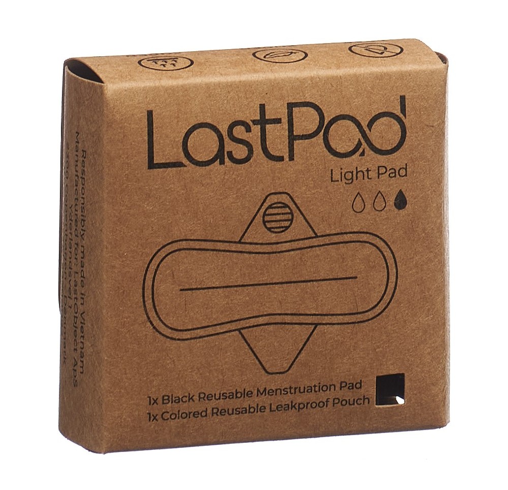 LASTPAD serviette hygiéniq réutilisable S noir LASTPAD serviette hygiéniq réutilisable S noir