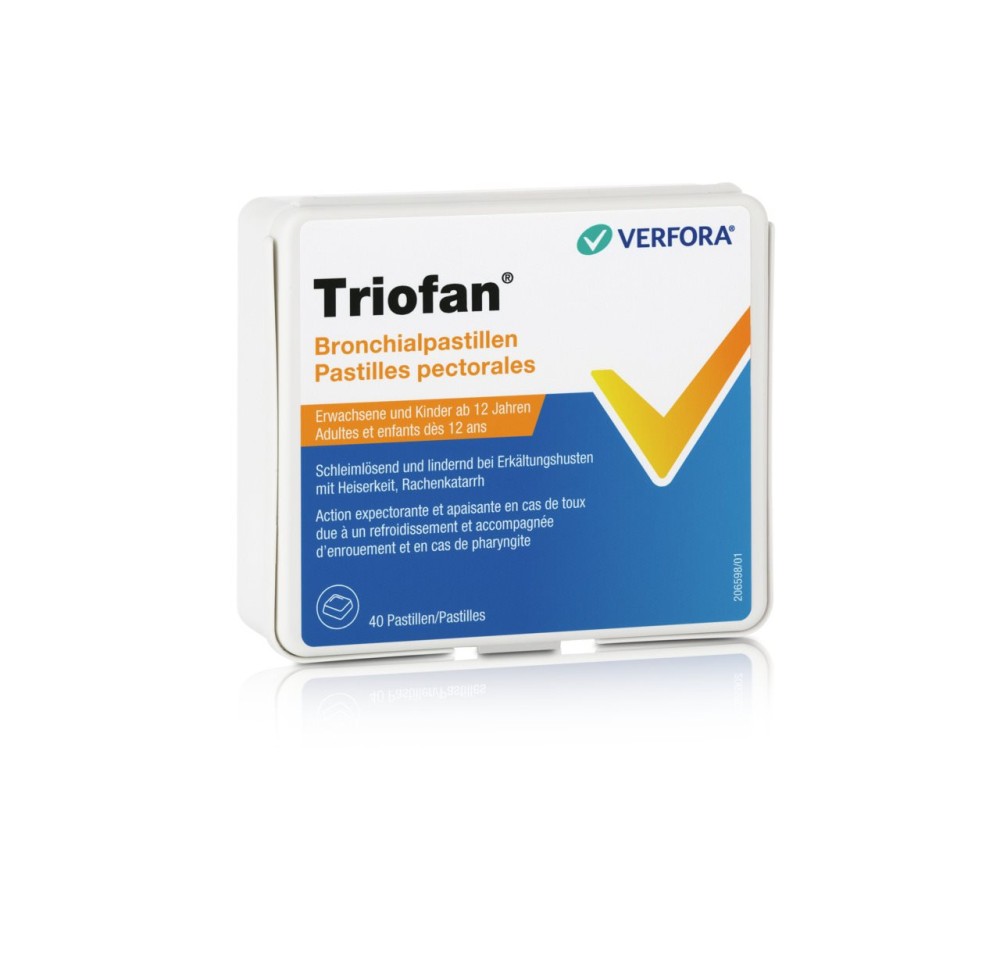 TRIOFAN Pastilles pectorales bte 40 pce TRIOFAN Pastilles pectorales bte 40 pce