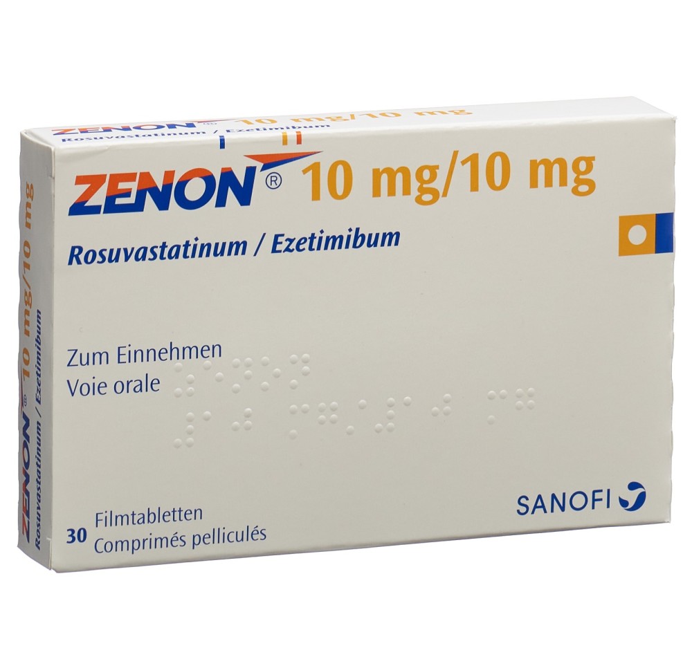 ZENON cpr pell 10 mg/10 mg 30 pce ZENON cpr pell 10 mg/10 mg 30 pce