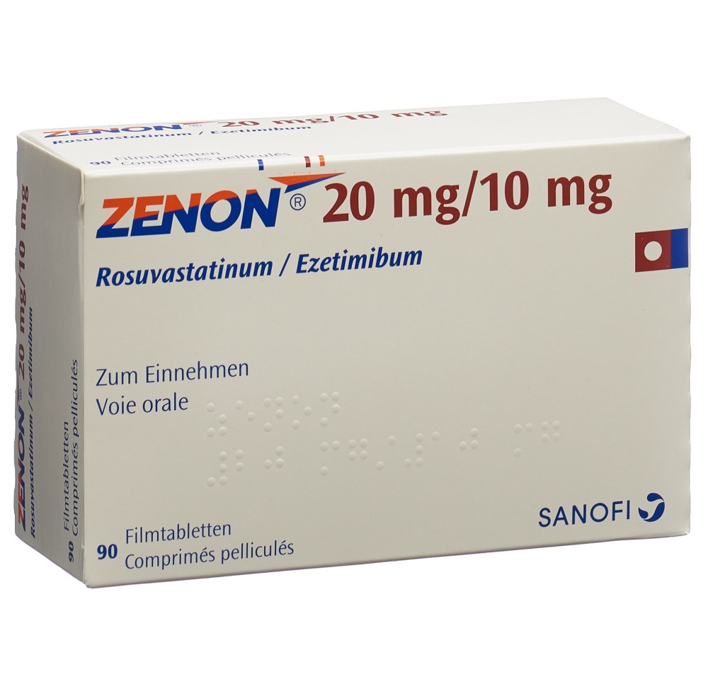 ZENON cpr pell 20 mg/10 mg 90 pce ZENON cpr pell 20 mg/10 mg 90 pce