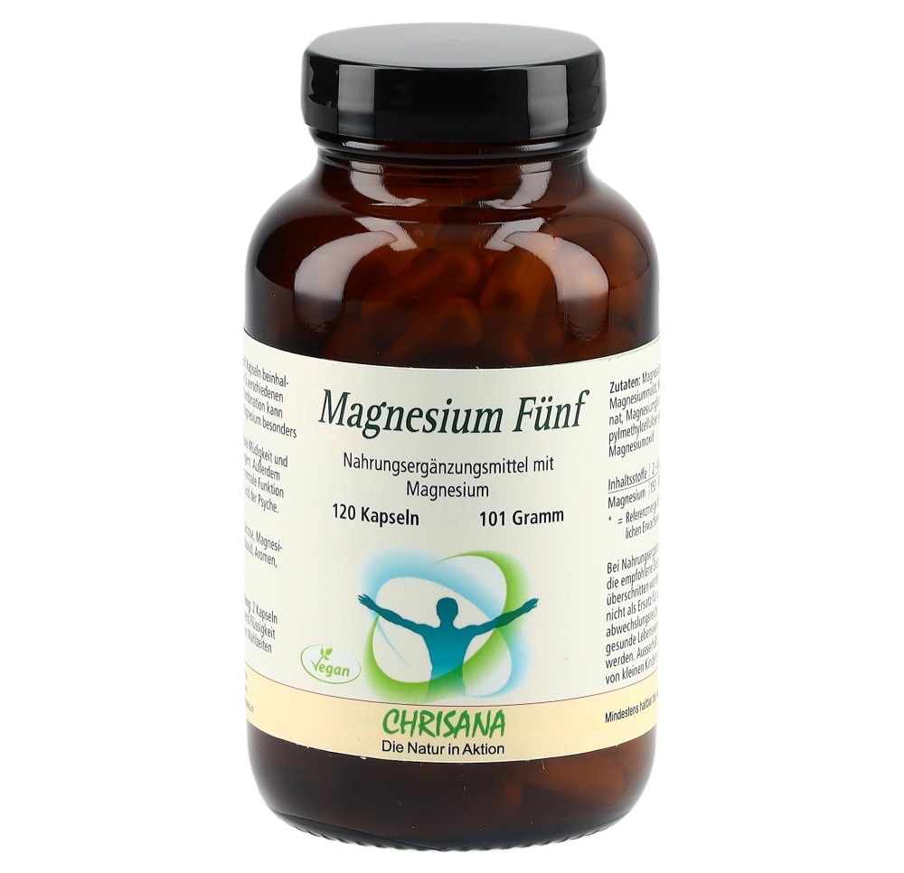 CHRISANA Magnesium cinq caps bte 120 pce