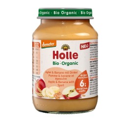 HOLLE pomme & banane avec épeautre 190 g