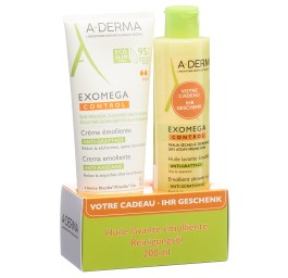 A-DERMA EXOMEGA CTRL crème 200ml +huile 200ml (nv)