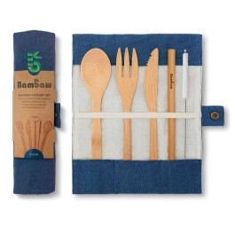 BAMBAW set de couverts en bambou ocean