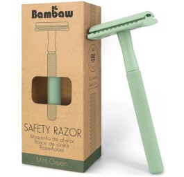 BAMBAW rasoir de sécurité vert menthe