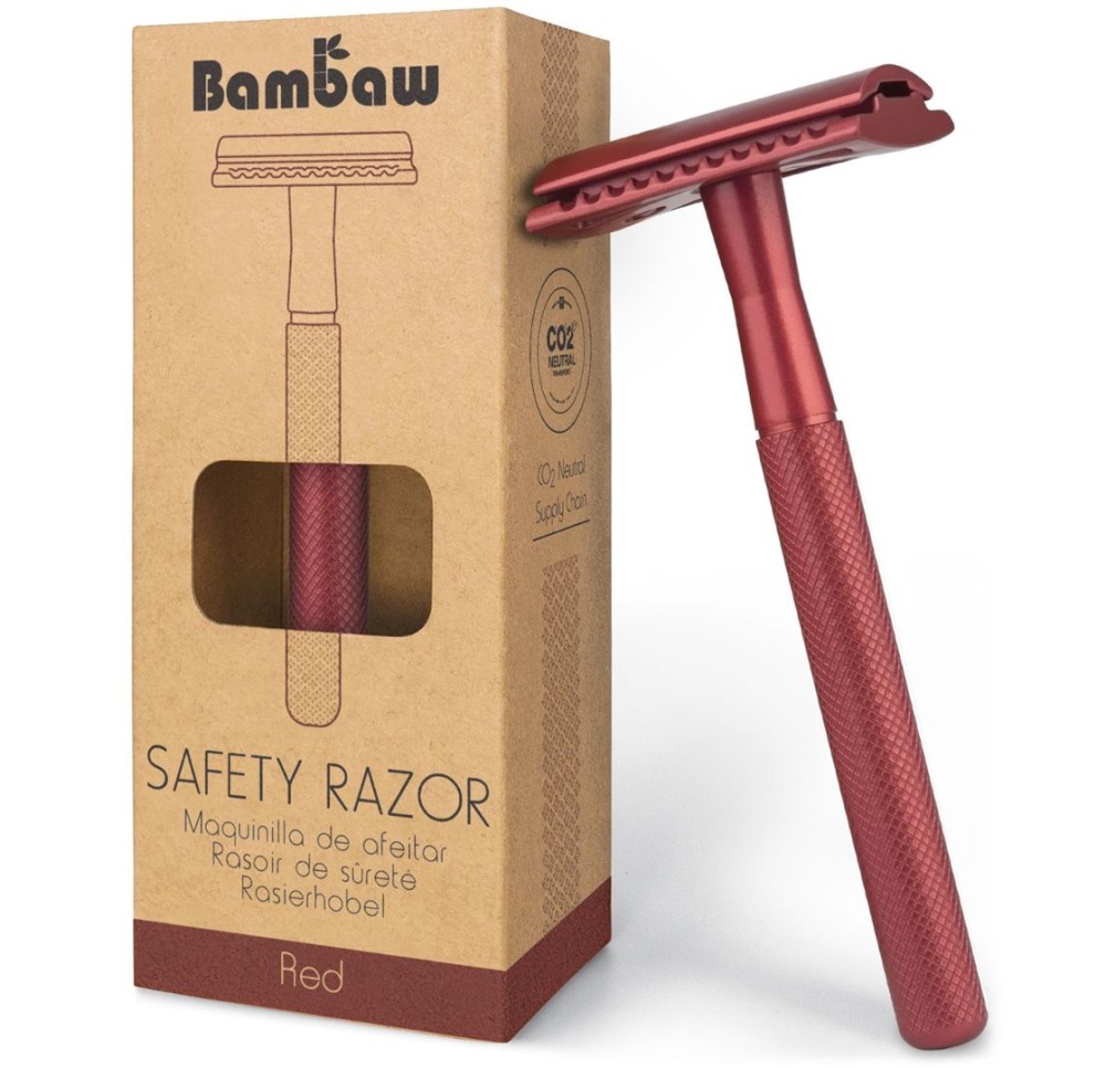 BAMBAW rasoir de sécurité rouge