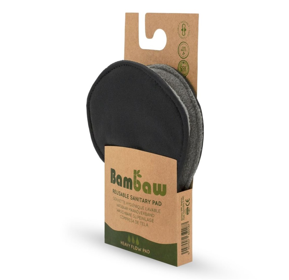BAMBAW serviettes hygiéniques réutilis heavy flow