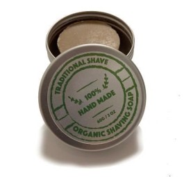 GOLDEN BEARDS savon de rasage organique pot 60 ml