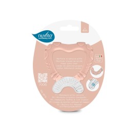 NUVITA anneau dentition nettoy genciv 4M+ pink