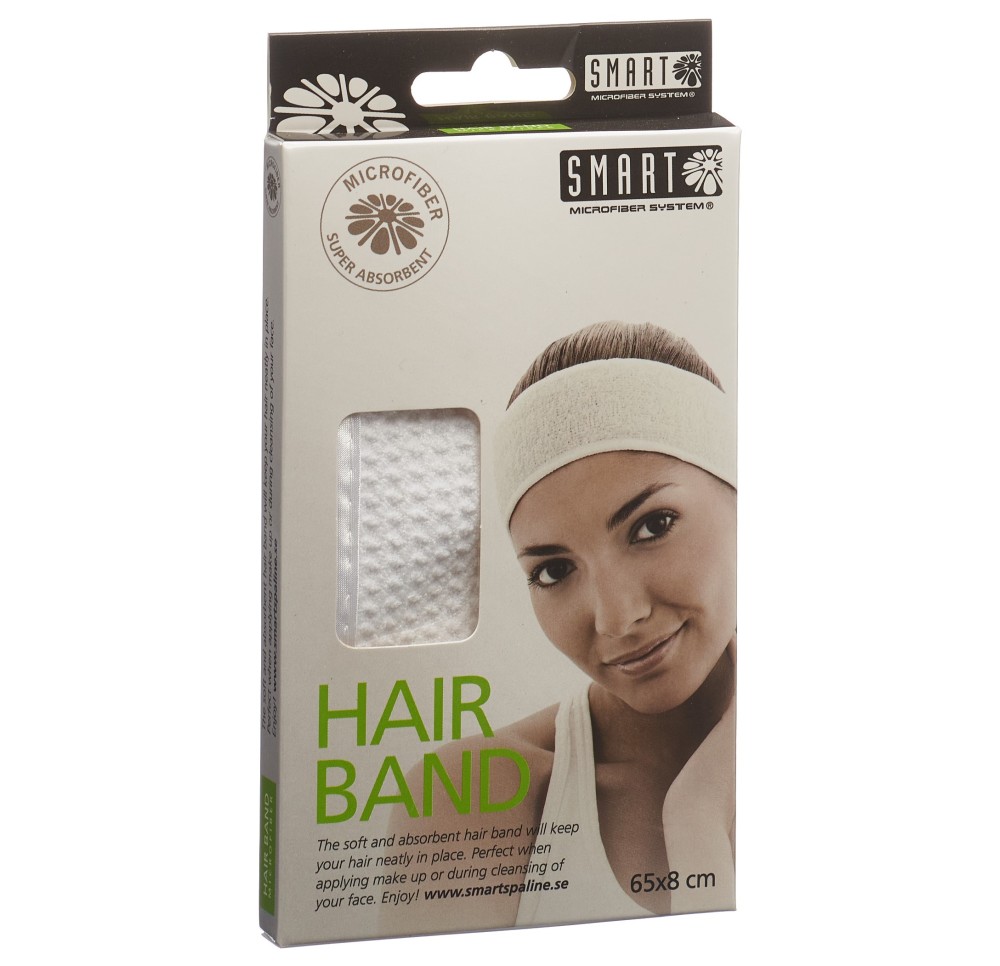 SMART MICROFIBER SYS Hair Band white