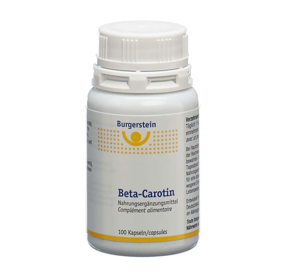 BURGERSTEIN Beta-Carotin caps bte 100 pce BURGERSTEIN Beta-Carotin caps bte 100 pce