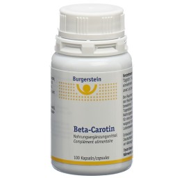 BURGERSTEIN Beta-Carotin caps bte 100 pce