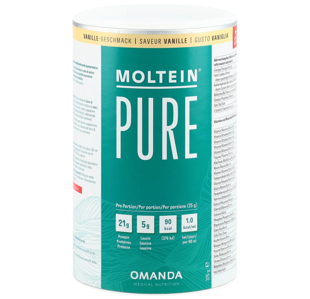 MOLTEIN PURE vanille bte 375 g MOLTEIN PURE vanille bte 375 g