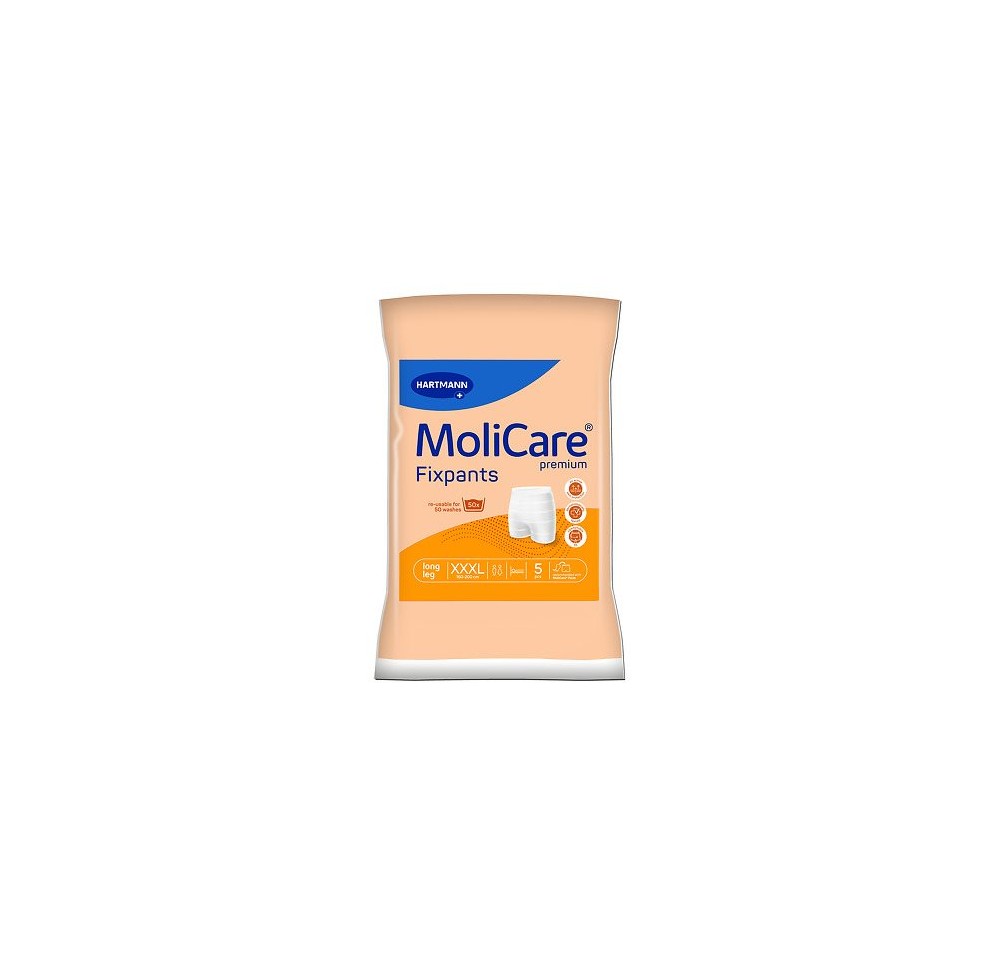 MOLICARE Premium Fixpants longleg XXXL sach 5 pce MOLICARE Premium Fixpants longleg XXXL sach 5 pce