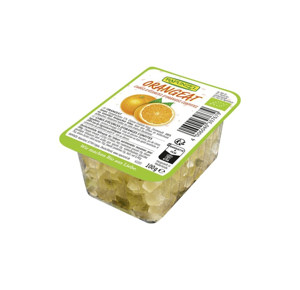 RAPUNZEL oranges confites quadrillé 100 g RAPUNZEL oranges confites quadrillé 100 g